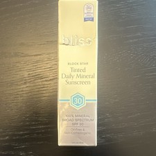 bliss Block Star Tinted Mineral Sunscreen SPF 30 Broad Spectrum 1.4 fl oz