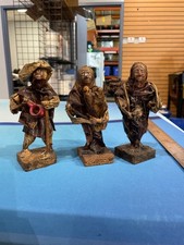 Vintage Paper Mache Figurines- Set of 3