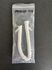 Western Electric Handset Cord H4DU Standard White Modular Spring Phone Cord