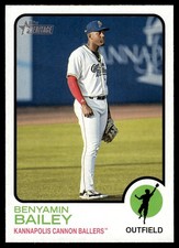 2022 Topps Heritage Minor League Benyamin Bailey Kannapolis Cannon Ballers #21