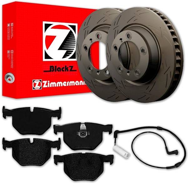 Zimmermann Sport Bremsscheiben+BelÄGe Hinten Passend FüR BMW 5Er E60 6Er E63 E64-image