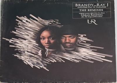 Brandy And Ray J   Another Day In Paradise (The Remixes) 12'' - Black & House