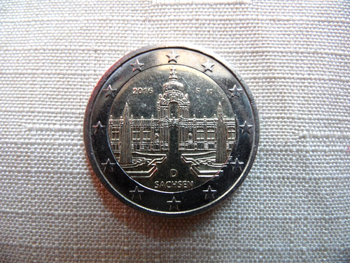 2 Euro Gedenkmünze Deutschland 2016 Sachsen Zwinger st - unz oder Zirkuliert vz - Bild 22 von 29