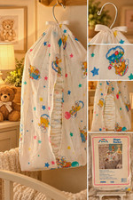 Vtg Riegel Teddy Beddy Bear Diaper Stacker New Open Pack Nursery Retro 80s USA