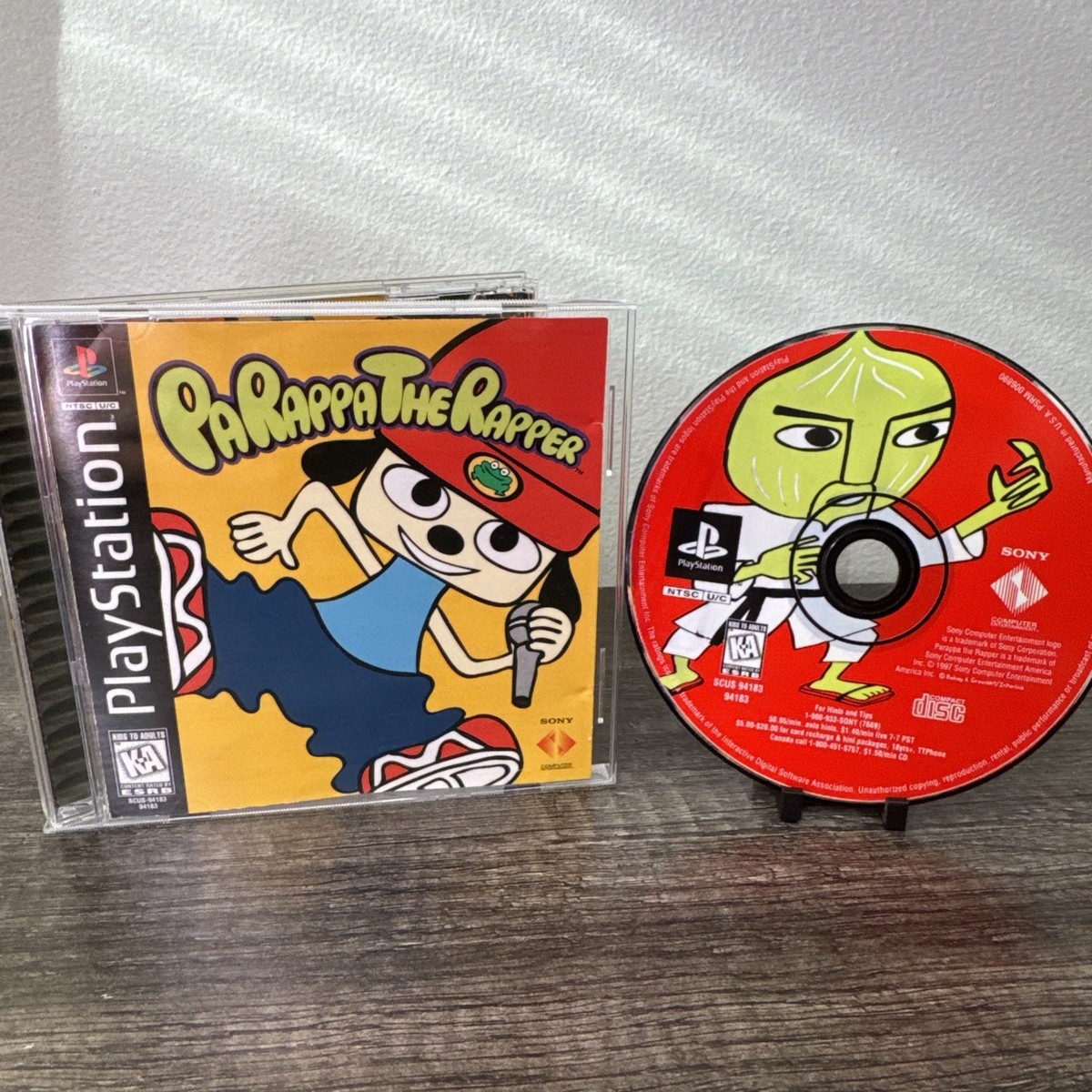 Parappa the rapper (PS1 PlayStation 1) - Mint Disc 💎- W/manual