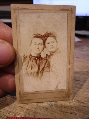 J26 Old gem Cabinet Picture Photo LOUDONVILLE OHIO Named ID'd Portz Bohnert Fam