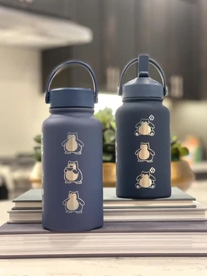 Snorlax Water Bottle Engraved Coffee Tumbler with Unite Cook Style, Waterbottle - Image 1 of 4