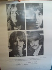 Beatles ST White Album 50th Anniversary Japan Promo Poster Lennon Paul McCartney