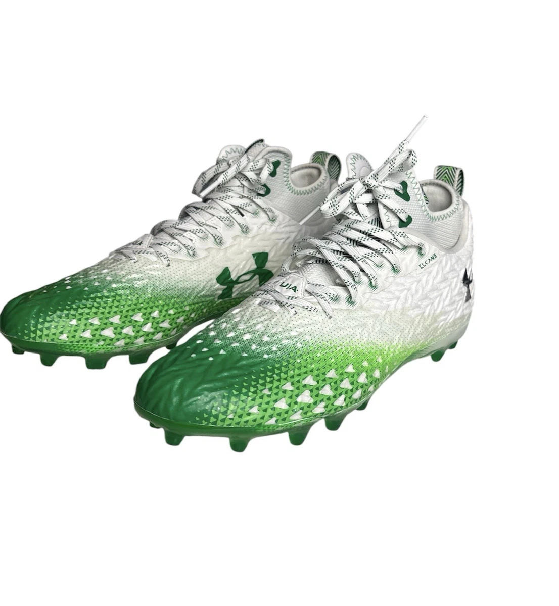 Under Armour Spotlight Clone 3.0 MC White Kelly Green for sale | eBay