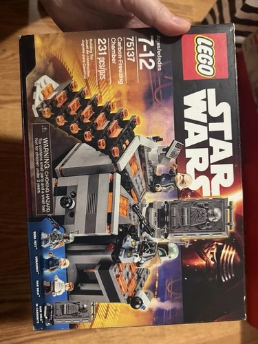 LEGO Star Wars 75137 Carbon-Freezing Chamber Open Box Sealed Bag 231 pcs Retired