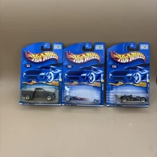 Hot Wheels 2001 Lot Of 3 Dodge Power Wagon, Dragster, Cadillac LMP F49