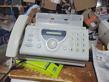 Sharp UX-P115 Plain Paper Personal Home Fax Machine Copier Phone Tested Working