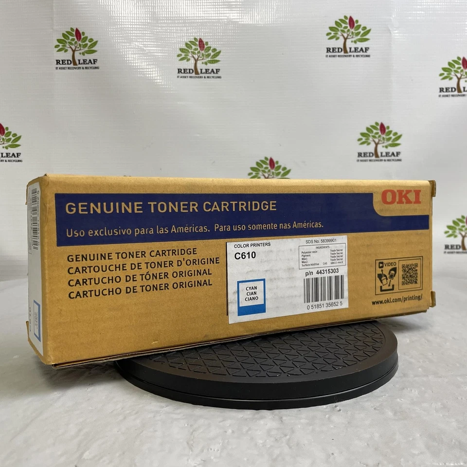 OKI 44315303 OEM Cyan Toner For C610 | NEW OPEN BOX - Image 3 of 4