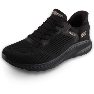 Skechers Schuhe Slip-Ins: Bobs Sport Squad Chaos 117497-BBK Schwarz