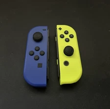 Official Nintendo Switch Joy-Con L/R - Blue/Neon Yellow