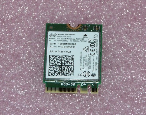 Intel Dual Band Wireless-AC 7265NGW 802.11ac WLAN WiFi Karte HP ProBook 450 G4
