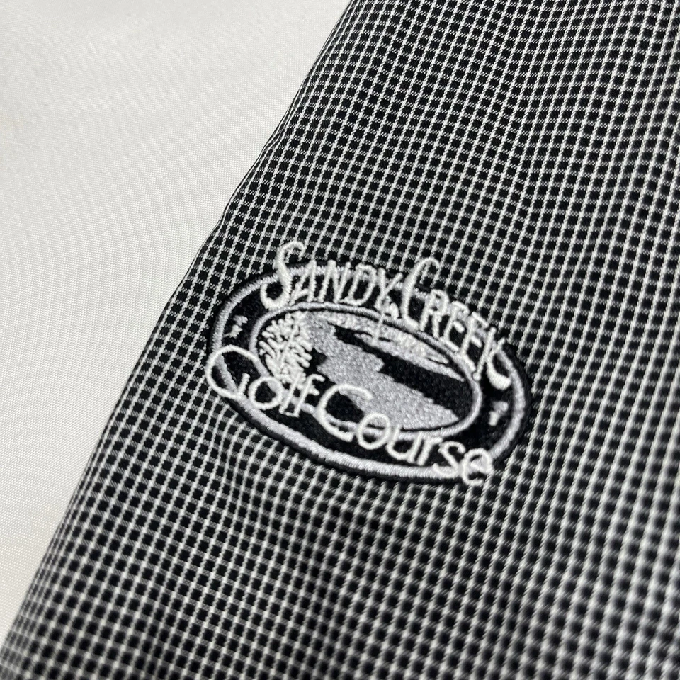 FootJoy DryJoys Pullover Mens XL S/S 1/4 Zip Golf Performance Sandy Creek G.C. - Image 2 of 4