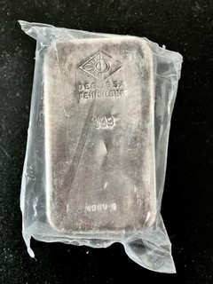1kg (1000 Gramm) Silberbarren Degussa Feinsilber 999