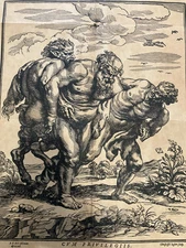 Lithograph 1930 Art Flamingo Print Centenary Belgian Independence