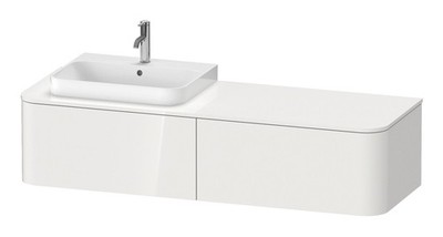 Duravit Happy D.2 Plus Konsolenwaschtischunterschrank für Becken rechts mit 2...