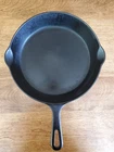 Antique Griswold Cast-Iron Skillet #7 Small Logo 701- Sits Flat No Wobble