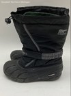Sorel Flurry Black City Grey Youth Winter Snow Boots Size 5 — photo 4