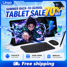 11 Inch Android 15 Octa Core HD Game Tablet Computer PC Wifi Dual Camera 128G US