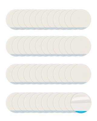 48 Pcs Refill Glue Boards 3.4'' Sticky Pads Compatible with DynaTrap White