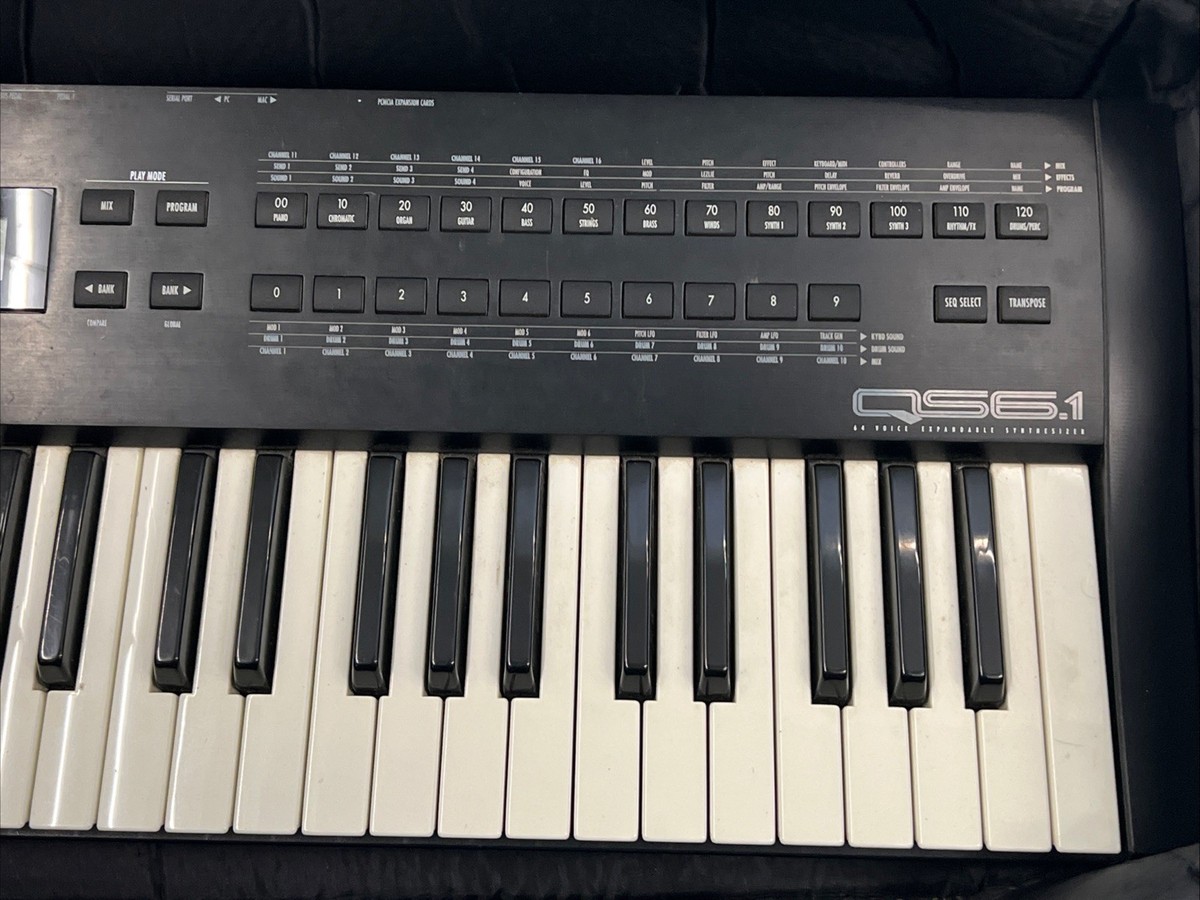 Alesis QS6.1 61 Key Synthesizer Tested.No Accessories Included | eBay