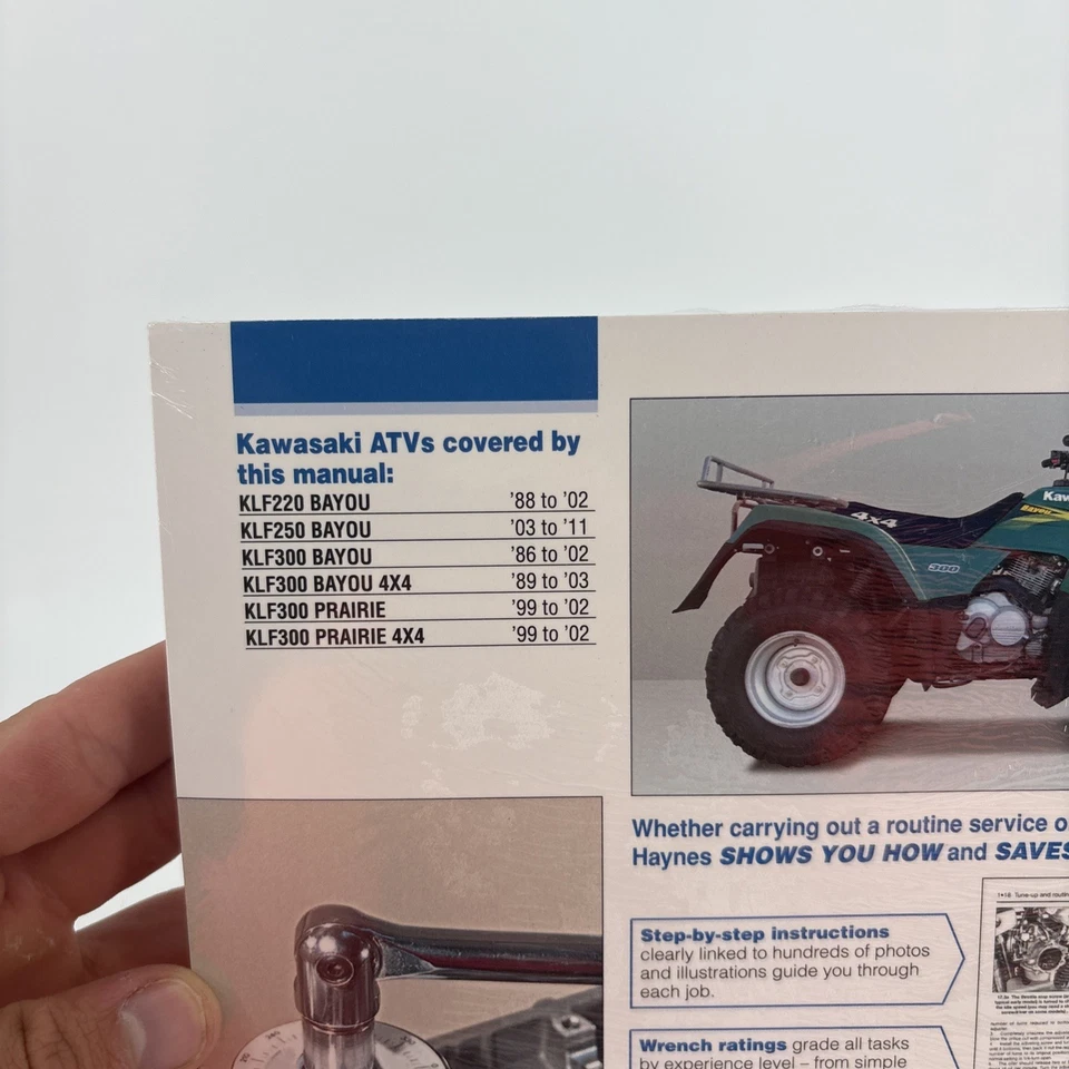 1986-2011 Kawasaki Bayou Prairie 220 250 300 Repair Service Workshop Manual 174X - Image 3 of 4