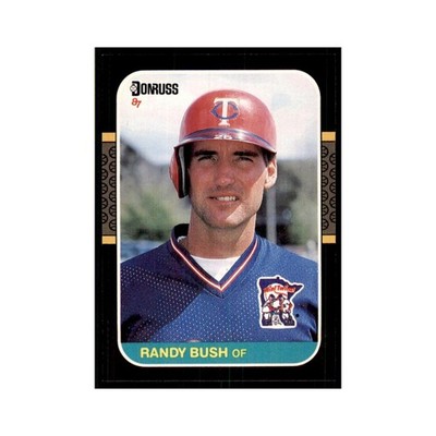 1987 Donruss Randy Bush Baseball Cards #441