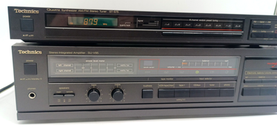 Technics Stereo Integrated Amplifier SU-V95 & Technics Am/Fm Tuner