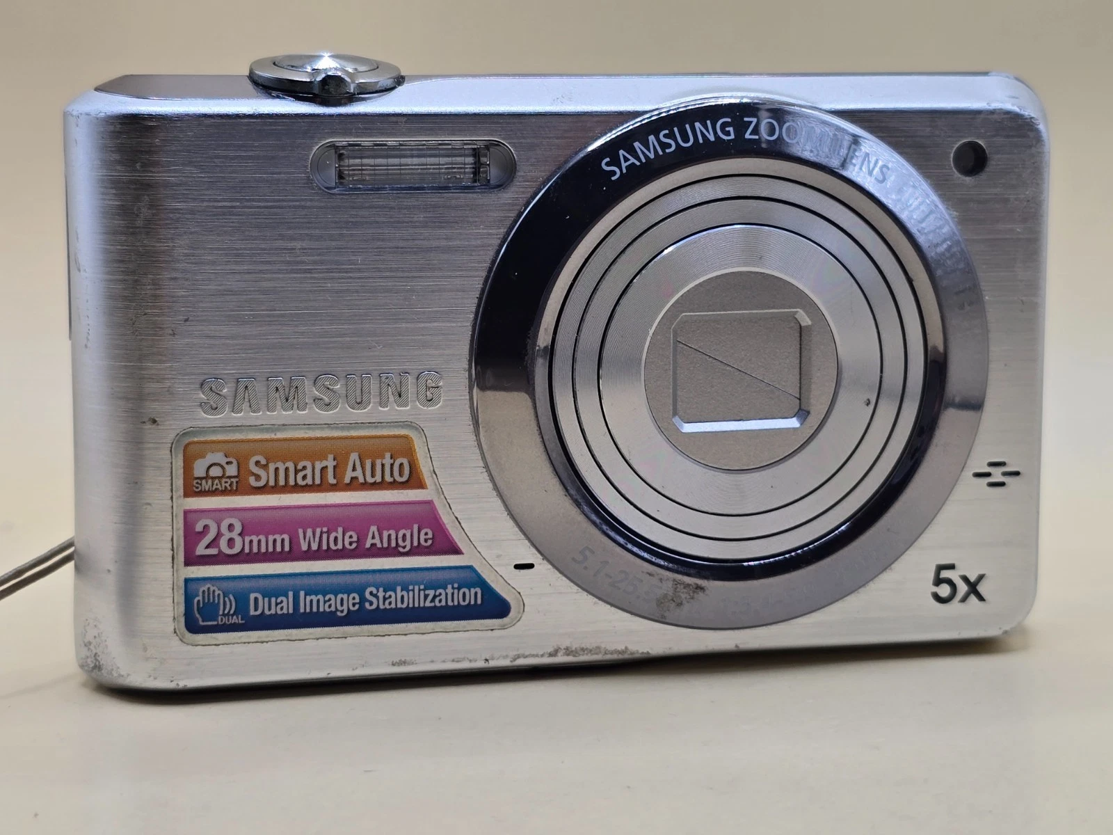 Vintage Samsung PL80 Point & Shoot Camera 12.MP 5xZoom Silver