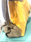 Vtg Y2K American Eagle Yellow & Tan Canvas Duffel Bag Backpack Rucksack — photo 8