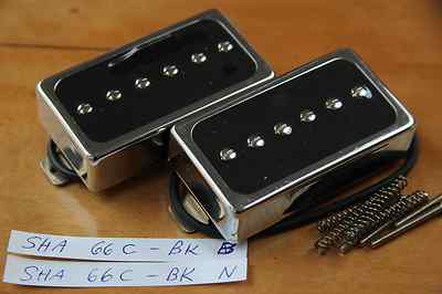 ARTEC P90 SPLENDOR SHA 66  NECK BRIDGE od. SET ALNICOV CR GD IV BK HUMBUCKERSIZE