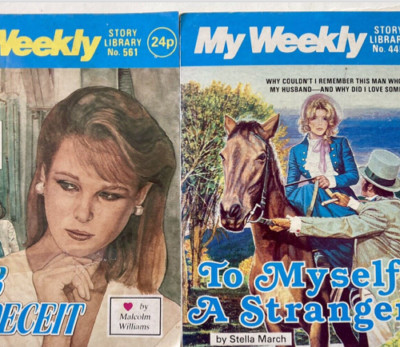 My Weekly Magazine London 1980s Women Fashion Horse Love Stories Retro Hair UK