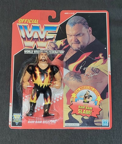 WWF/WWE MOC  Hasbro Bam Bam Bigelow RED CARD  1993...