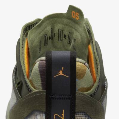 UNDEFEATED × Nike Air Jordan 37 Oil Green DV6255-300 Men