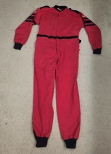 RaceQuip Driving Suit Mens Size XLG XL Red SFI 3.2A/1 Pit Crew Gear Drag Stadium