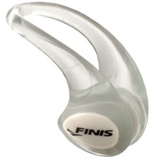 Finis- Nylon Swimming Nose Clip- Clear With Case