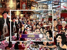 FUNNY FACES - 550 PIECE CEACO PUZZLE - SIZE 24" X 18" - COMPLETE - POSTER