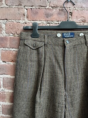 POLO RALPHLAUREN　WOOL TWEED 2TUCK SLACKS POLO RALPHLAUREN WOOL TWEED 2TUCK SLACKS