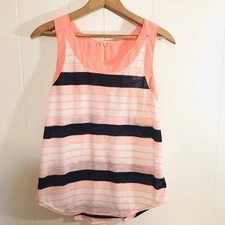 Buckle Sweet Wanderer Women’s Stripe Racer Back Tank Top Small