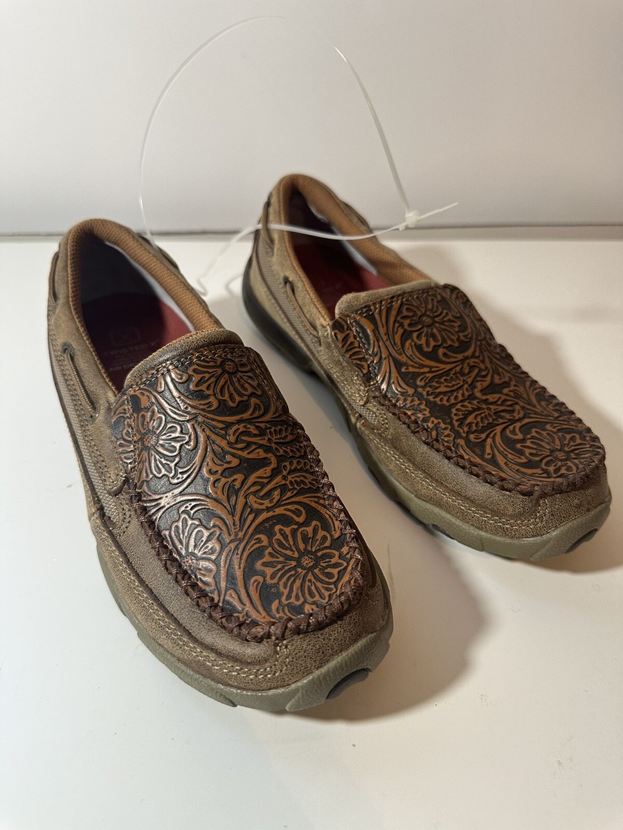 Twisted X Women's Slip On Driving Moc Women's Size 6M Bomber