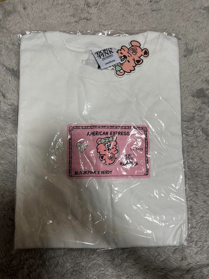 BLACKPINK x VERDY LOGO T-shirt American Express exclusive