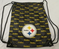 Pittsburgh Steelers Black Drawstring Bag   