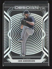 2021 Panini Chronicles Obsidian #60 Ian Anderson Atlanta Braves