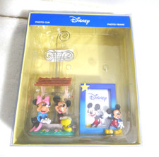 2 Disney Mickey Mouse and Minnie Photo Frames
