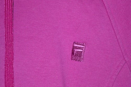 Fila Sport rosa Fleece gefütterter Hoodie - Small S - Bild 2 von 4