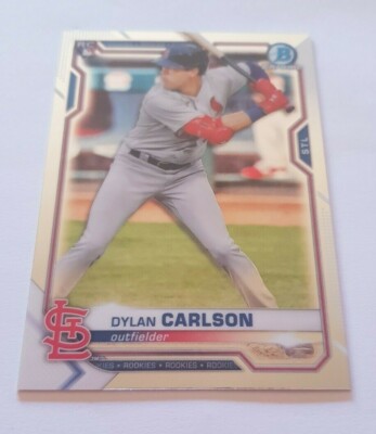 2021 Bowman Chrome - ' Dylan Carlson - St Louis Cardinals ' - Base Card